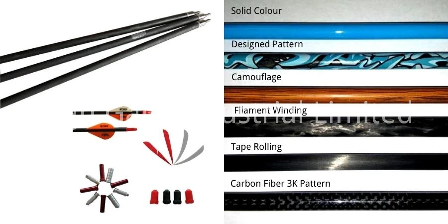 carbon fiber winding shaft pattern