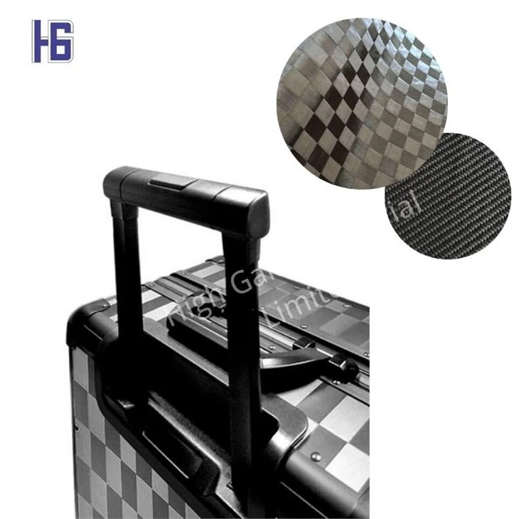 carbon fiber spread tow luggage case