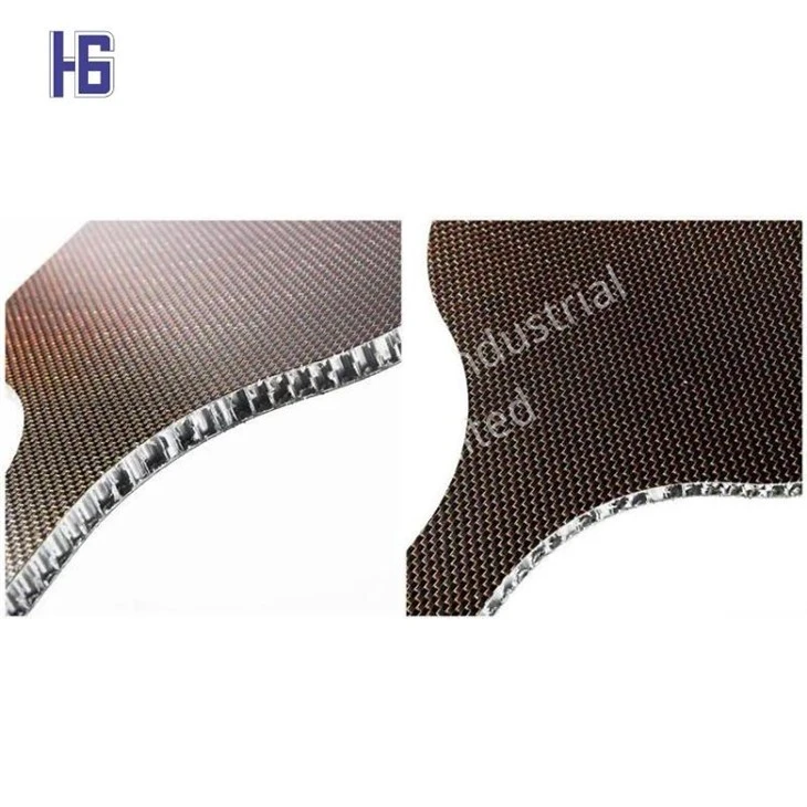 Karbonfiber med honeycomb-panel i aluminium