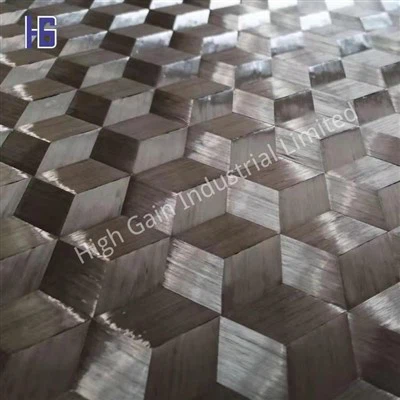 3D triaksialt karbonfiberstoff