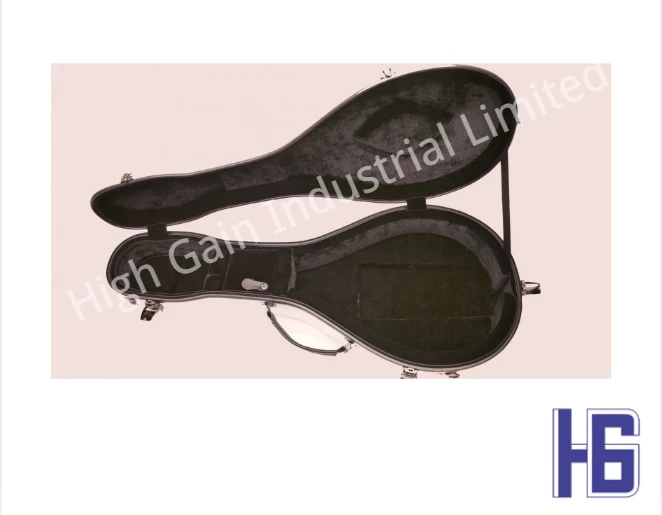 Karbonfiber A-formet mandolinetui i hvitt