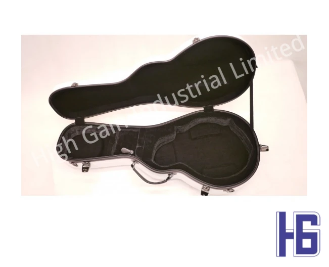 Mandolin F-formet karbonfibertrekk i hvitt
